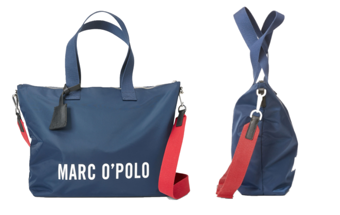 Marc O'Polo Shopper Schultertasche JULE navy dunkelblau_banner